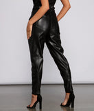 Polished N' Edgy Faux Leather Paper Bag Pants provides a stylish start to creating your best summer outfits of the season with on-trend details for 2023!