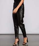 Polished N' Edgy Faux Leather Paper Bag Pants provides a stylish start to creating your best summer outfits of the season with on-trend details for 2023!