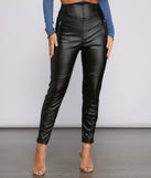 High Corset Waist Faux Leather Pants provides a stylish start to creating your best summer outfits of the season with on-trend details for 2023!