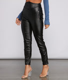 High Corset Waist Faux Leather Pants provides a stylish start to creating your best summer outfits of the season with on-trend details for 2023!