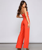 Glam It Up Tie Front Jumpsuit provides a stylish start to creating your best summer outfits of the season with on-trend details for 2023!