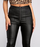 High Waist Coated Faux Leather Skinny Pants provides a stylish start to creating your best summer outfits of the season with on-trend details for 2023!