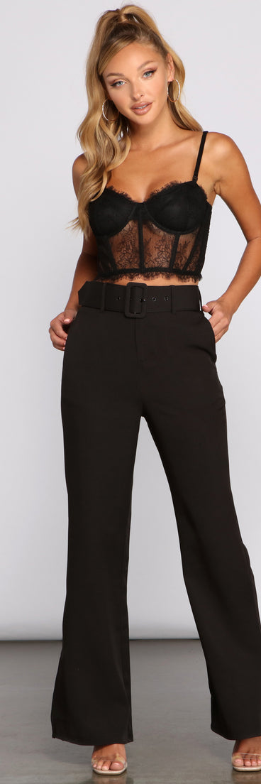 Chic Belted Dressy Wide-Leg Pants provides a stylish start to creating your best summer outfits of the season with on-trend details for 2023!