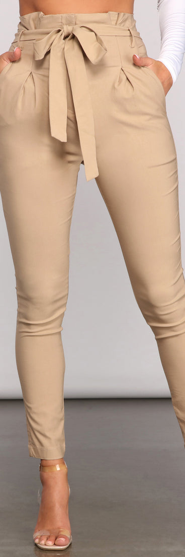 Elevated And Chic Paper Bag Pants provides a stylish start to creating your best summer outfits of the season with on-trend details for 2023!