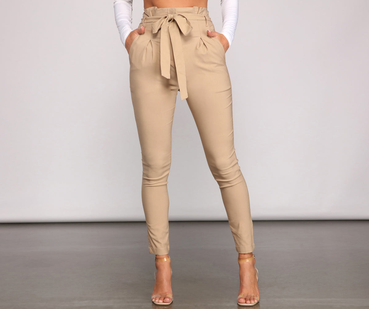 Paper Bag Trousers - Buy Paper Bag Trousers online in India