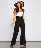 Style It Up Suspender Wide Leg Pants provides a stylish start to creating your best summer outfits of the season with on-trend details for 2023!