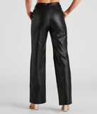Sleek Faux Leather Straight-Leg Pants provides a stylish start to creating your best summer outfits of the season with on-trend details for 2023!