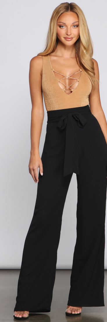 So Posh High Waist Flared Pants provides a stylish start to creating your best summer outfits of the season with on-trend details for 2023!
