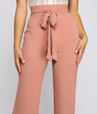 Trendy Tie-Waist Flared Pants provides a stylish start to creating your best summer outfits of the season with on-trend details for 2023!