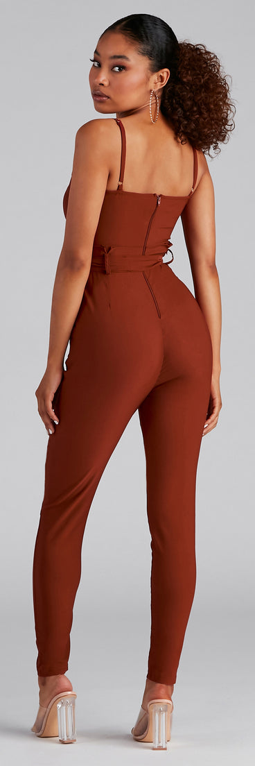 Poised And Tapered Paperbag Jumpsuit provides a stylish start to creating your best summer outfits of the season with on-trend details for 2023!