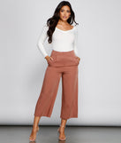 Chic Culotte Wide-Leg Trouser Pants provides a stylish start to creating your best summer outfits of the season with on-trend details for 2023!