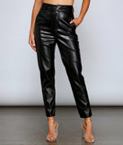 Classic Chic High Waist Black Faux Leather Pants elevates your outfits for holiday events, Christmas attire, formal events, or holiday party dresses to look picture-perfect at any event this season!