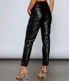 Classic Chic High Waist Faux Leather Pants provides a stylish start to creating your best summer outfits of the season with on-trend details for 2023!