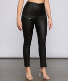 Edgy Vibes Faux Leather Pants provides a stylish start to creating your best summer outfits of the season with on-trend details for 2023!