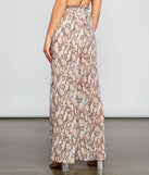 Fierce Fashionista Snake Wide Leg Pants provides a stylish start to creating your best summer outfits of the season with on-trend details for 2023!