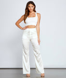 So Sleek Flared Satin Pants provides a stylish start to creating your best summer outfits of the season with on-trend details for 2023!