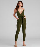 One Hit Wonder Surplice Tie Jumpsuit for 2023 festival outfits, festival dress, outfits for raves, concert outfits, and/or club outfits