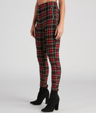 You’ll look stunning in the Perfect In Plaid High-Rise Pants when paired with its matching separate to create a glam clothing set perfect for parties, date nights, concert outfits, back-to-school attire, or for any summer event!