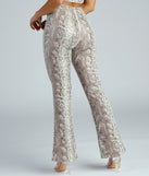 Bring The Flair Snake Print Pants provides a stylish start to creating your best summer outfits of the season with on-trend details for 2023!
