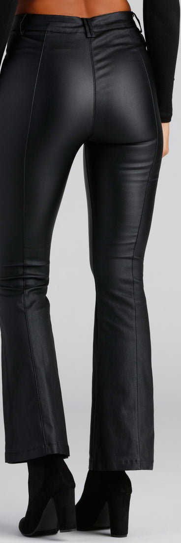 Coated In Chic Seam Flare Pants provides a stylish start to creating your best summer outfits of the season with on-trend details for 2023!