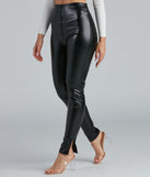 Major Chic Faux Leather Leggings is a trendy pick to create 2023 festival outfits, festival dresses, outfits for concerts or raves, and complete your best party outfits!