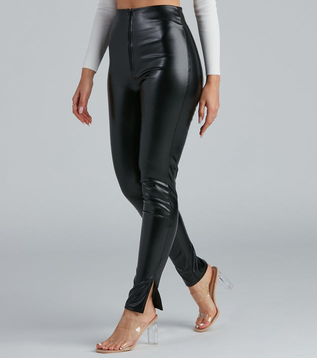 Missguided deals leather leggings