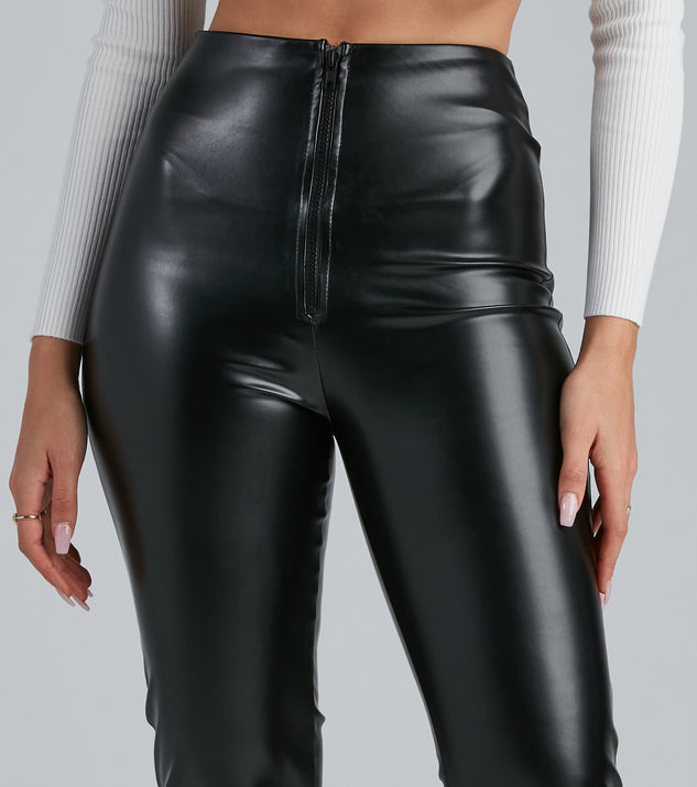 DEMI BLACK BLACK FAUX LEATHER 24 ブラック DEMI BLACK BLACK FAUX LEATHER 24 ブラック demi Black×Black