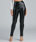 Major Chic Faux Leather Leggings provides a stylish start to creating your best summer outfits of the season with on-trend details for 2023!