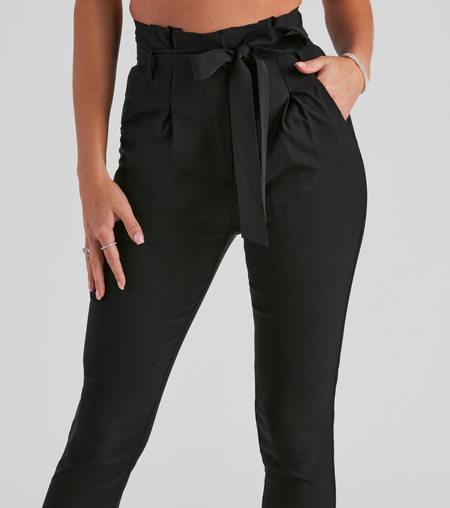 Power Moves Paper Bag Skinny Pants | Windsor