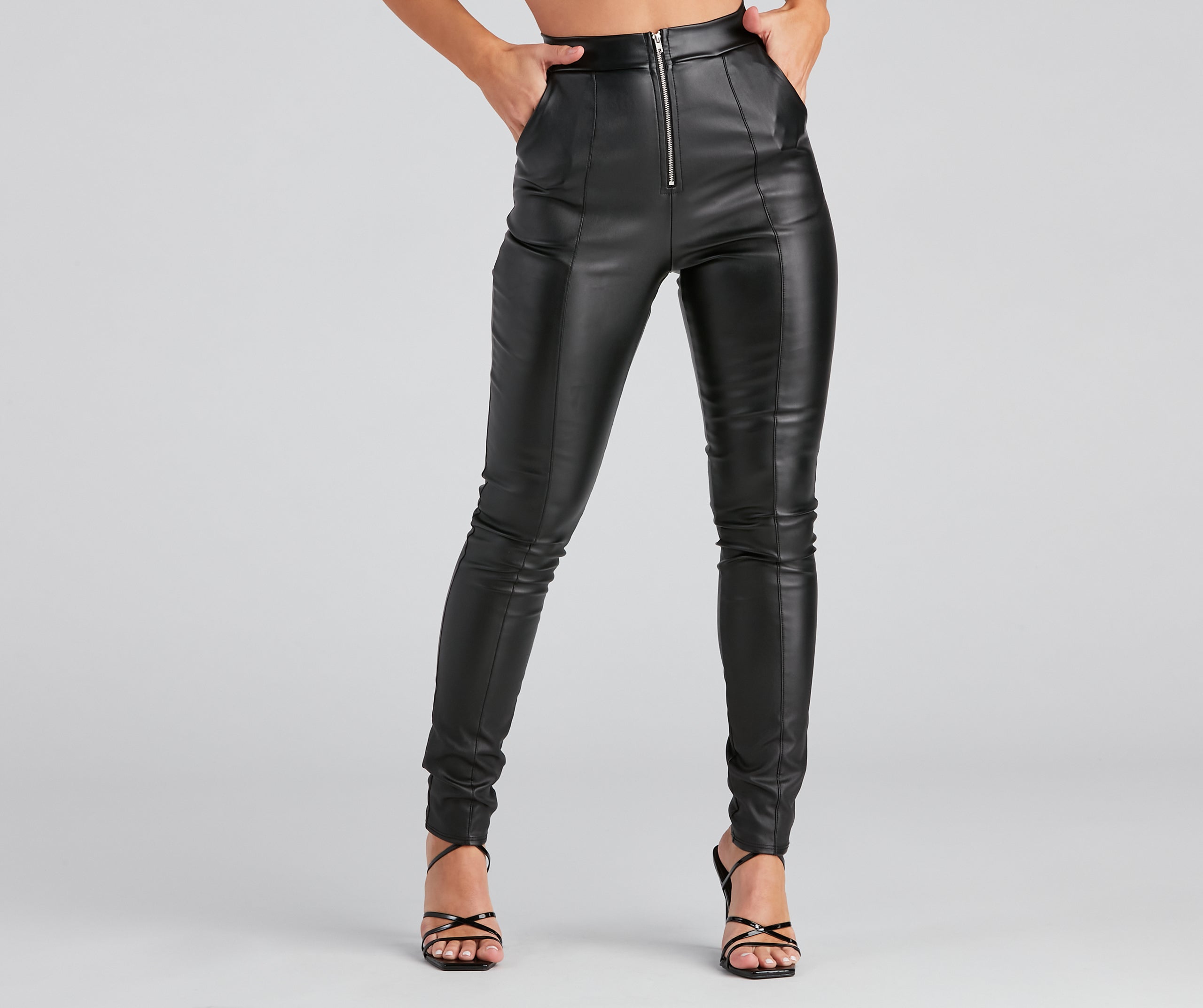 ボトムスその他 ANDREADAMO SS22 JERSEY LEGGINGS (ADSS22LE02032477_0477) ANDREADAMO Ribbed Knit Sleeveless Bodysuit With Cut – SHOP CURVE