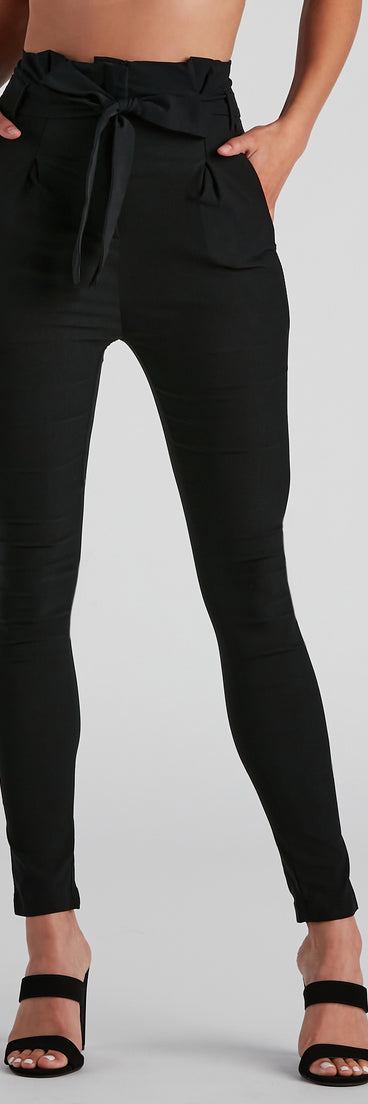 Chic Choice Paperbag Skinny Pants provides a stylish start to creating your best summer outfits of the season with on-trend details for 2023!