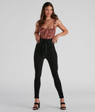 Chic Choice Paperbag Skinny Pants provides a stylish start to creating your best summer outfits of the season with on-trend details for 2023!