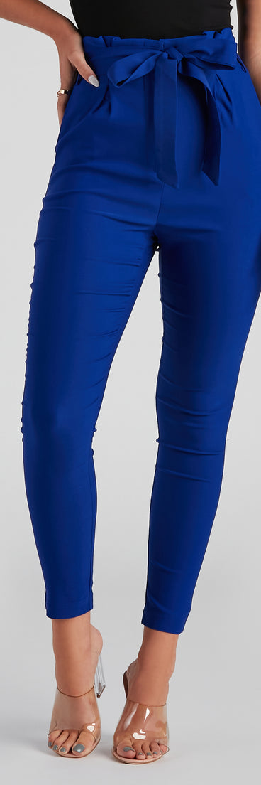 Rise To The Occasion Paper Bag Pants provides a stylish start to creating your best summer outfits of the season with on-trend details for 2023!