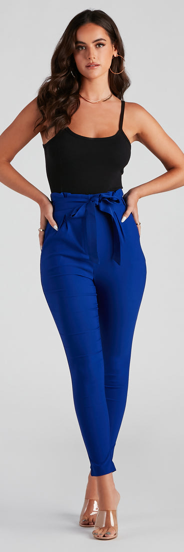 Rise To The Occasion Paper Bag Pants provides a stylish start to creating your best summer outfits of the season with on-trend details for 2023!