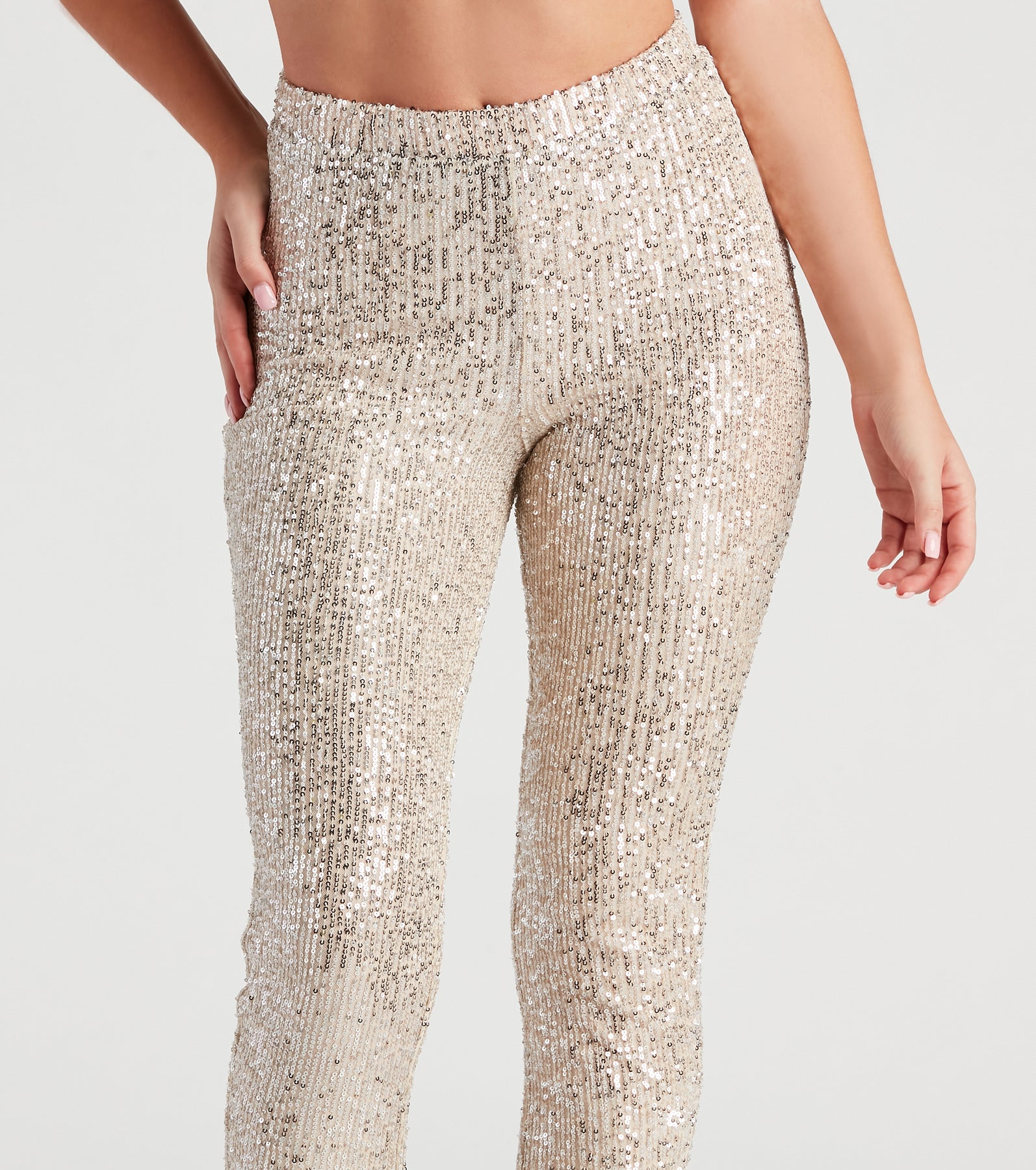 Showtime Chic Sequin Tapered Leggings & Windsor