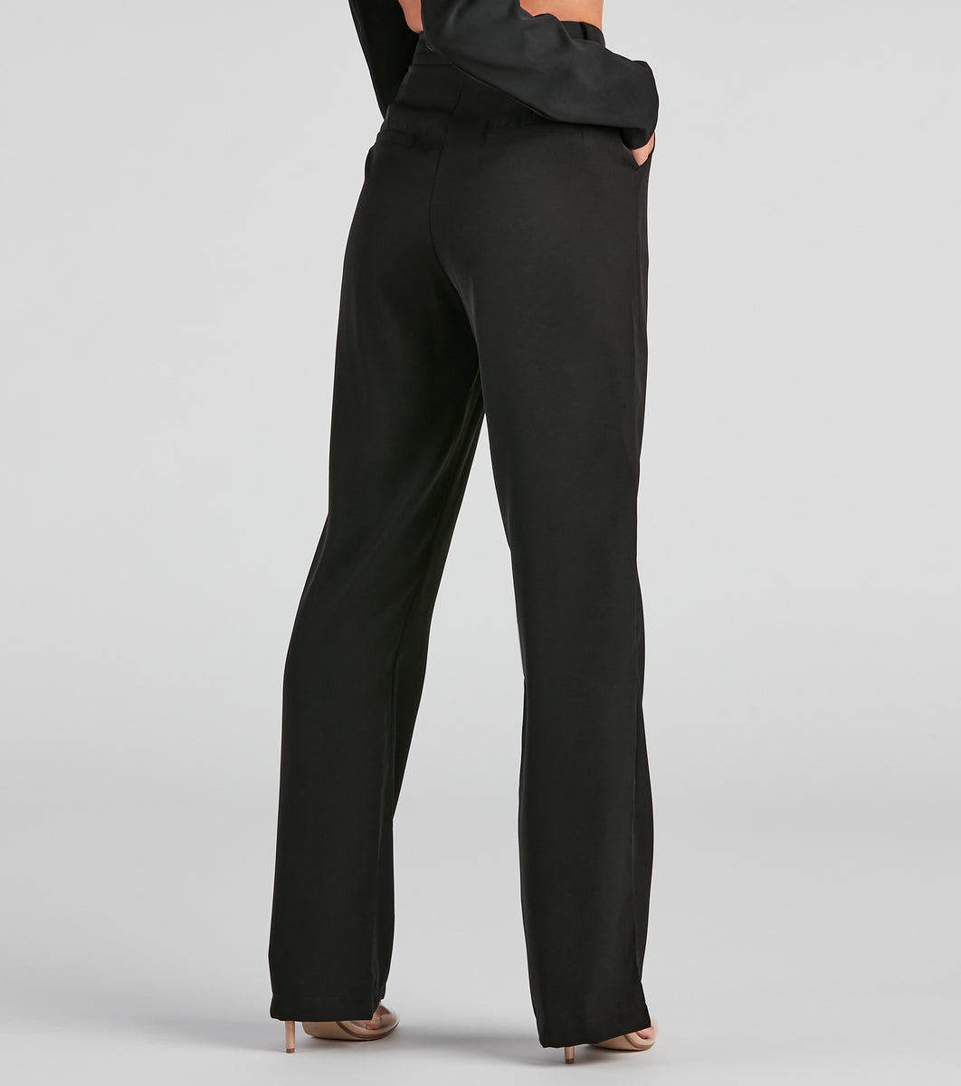 Effortless And Elevated Wide-Leg Pants
