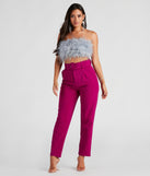 Sixties Style Belted Crepe Pants provides a stylish start to creating your best summer outfits of the season with on-trend details for 2023!