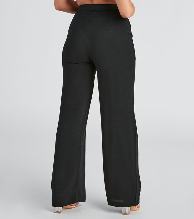 The Right Path Wide-Leg Trouser Pants & Windsor