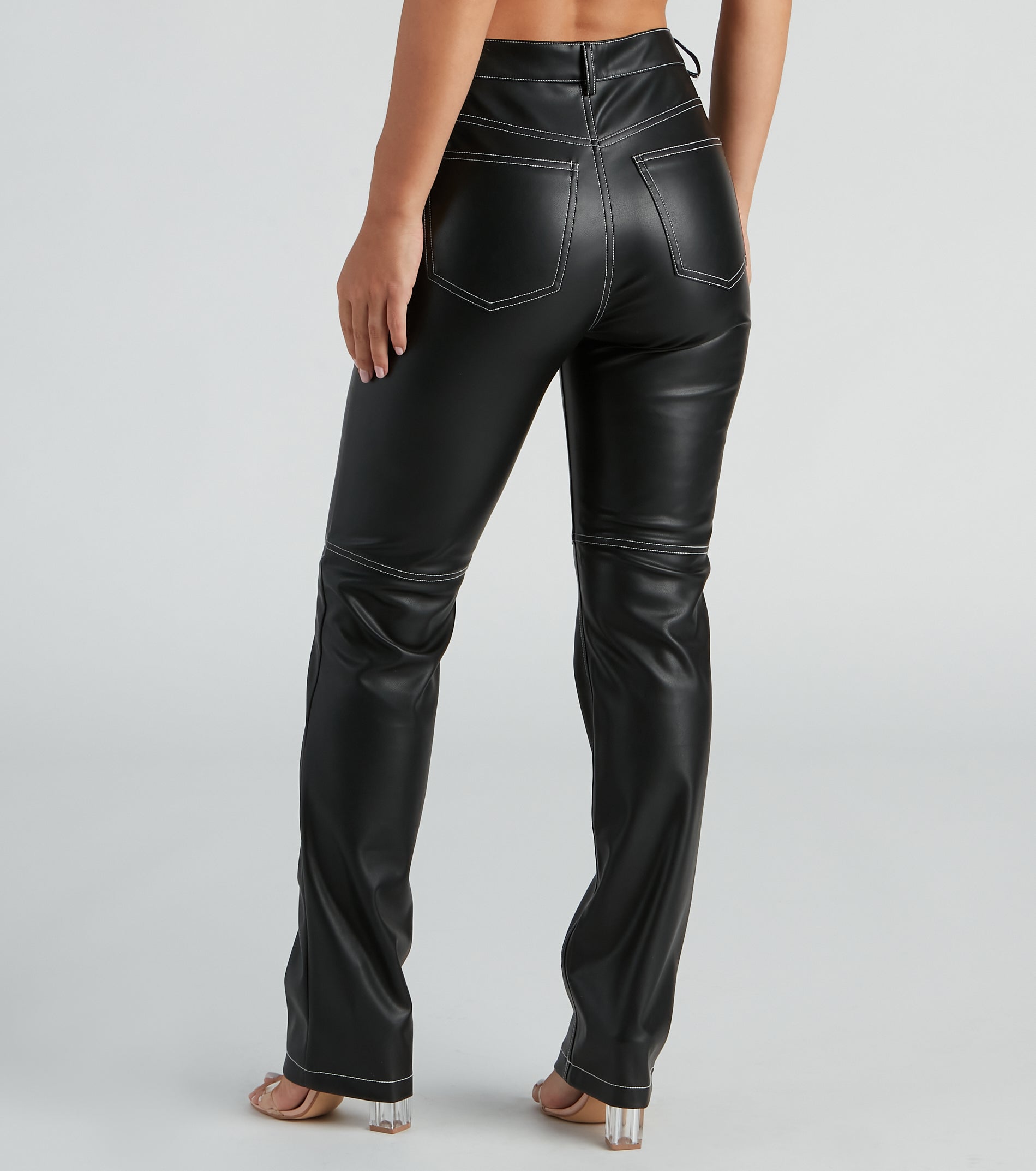 the toe CAMDEN LEATHER PANTS