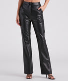 Major Slay Faux Leather Wide-Leg Pants is a fire pick to create a concert outfit, 2024 festival looks, outfits for raves, or to complete your best party outfits or clubwear!