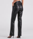 Major Slay Faux Leather Wide-Leg Pants is a fire pick to create a concert outfit, 2024 festival looks, outfits for raves, or to complete your best party outfits or clubwear!