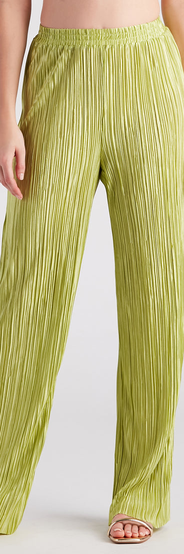 Island Guru Pleated Wide Leg Pants provides a stylish start to creating your best summer outfits of the season with on-trend details for 2023!