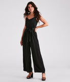 Perfect Host Satin Belted Jumpsuit provides a stylish start to creating your best summer outfits of the season with on-trend details for 2023!