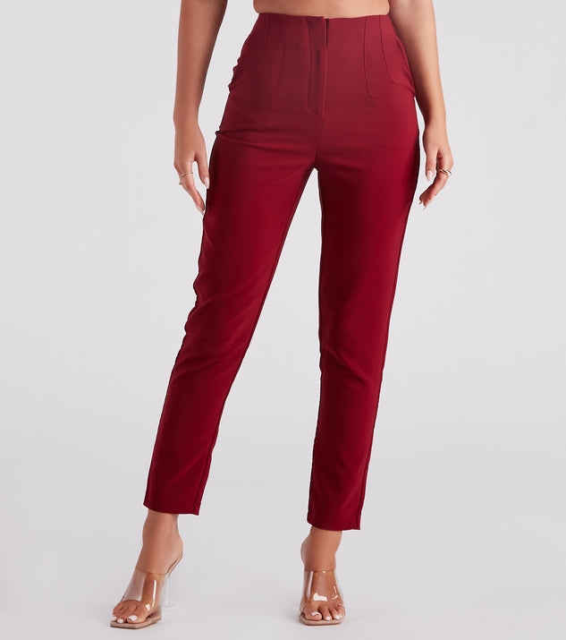 Tapered And Chic Trouser Pants provides a stylish start to creating your best summer outfits of the season with on-trend details for 2023!