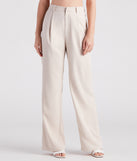 Elevated Style Wide-Leg Trouser Pants provides a stylish start to creating your best summer outfits of the season with on-trend details for 2023!