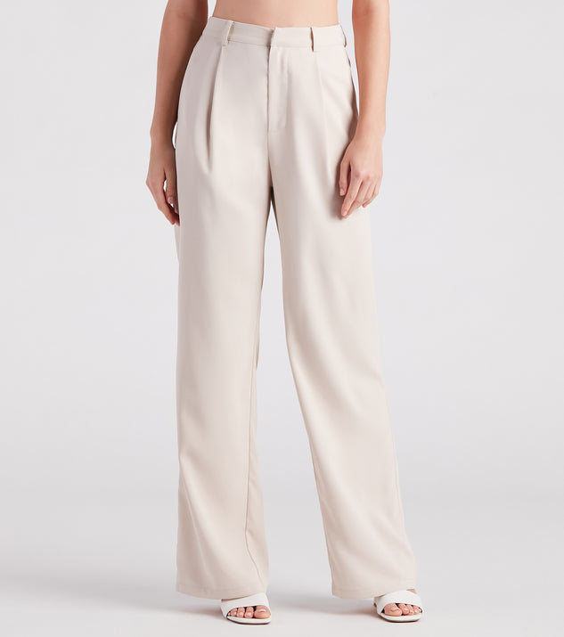 Elevated Style Wide-Leg Trouser Pants | Windsor