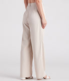 Elevated Style Wide-Leg Trouser Pants provides a stylish start to creating your best summer outfits of the season with on-trend details for 2023!