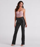 Too Cool Coated Faux Leather Straight Leg Pants provides a stylish start to creating your best summer outfits of the season with on-trend details for 2023!