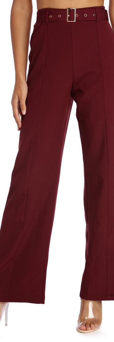 Boldly Belted Wide Leg Pants for 2022 festival outfits, festival dress, outfits for raves, concert outfits, and/or club outfits