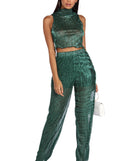 You’ll look stunning in the Keep Them Guessing Pants when paired with its matching separate to create a glam clothing set perfect for parties, date nights, concert outfits, back-to-school attire, or for any summer event!